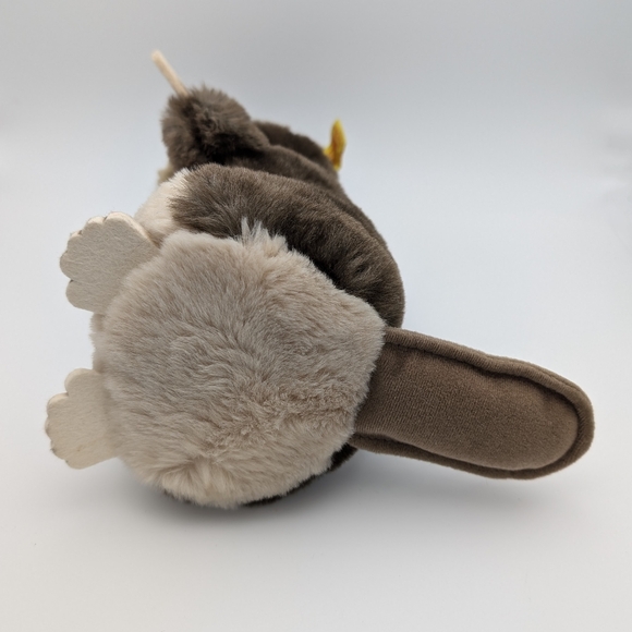 Vintage Steiff 2125/20 Stuffed Beaver 8" Made In Western Germany Ear Button Tag - Picture 10 of 14